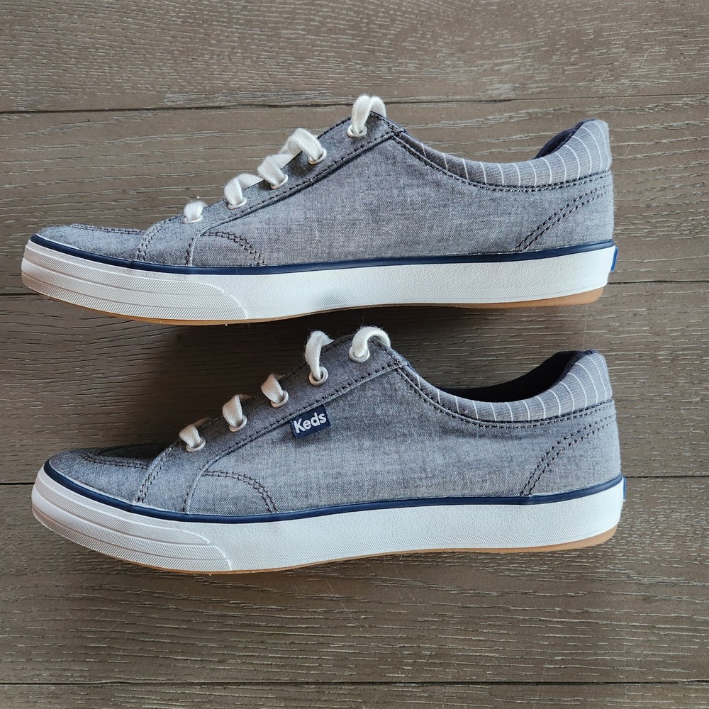 Keds Women's Center III Canvas Lace-Up Sneakers Size 9 Casual Low Top Shoes NWOT - Picture 4 of 9